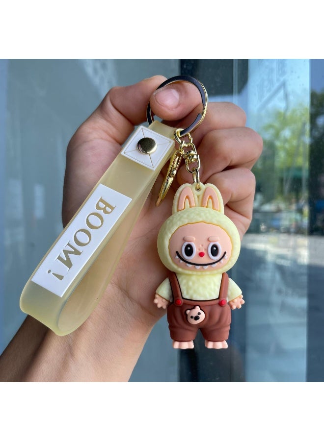 NIBEMINENT LABUBU Keychains, Cute Figurines, Student Schoolbag Pendants And Gifts 