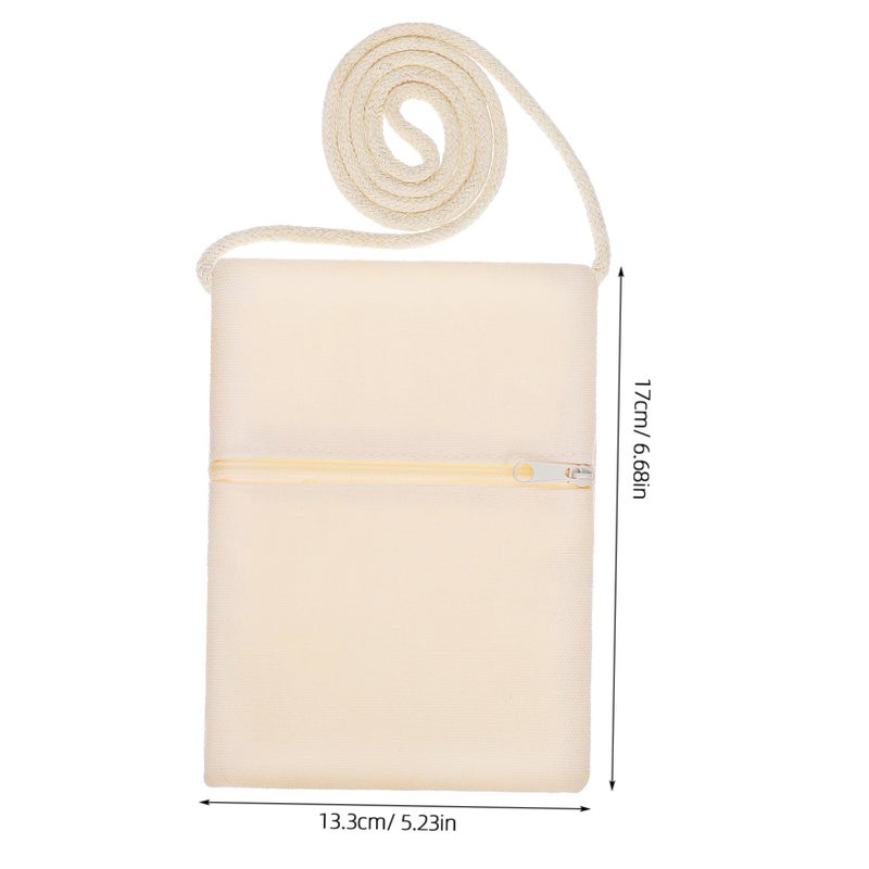 10 Blank Crossbody Bags For Kids DIY Painting Non Woven Fabric Storage - Image 3