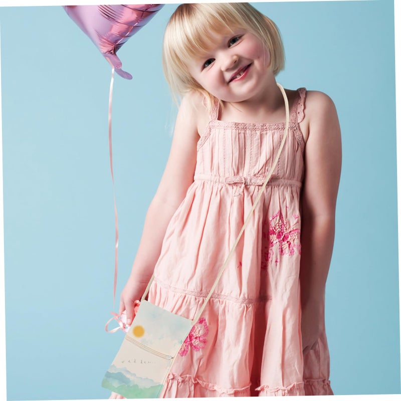 10 Blank Crossbody Bags For Kids DIY Painting Non Woven Fabric Storage - Image 5