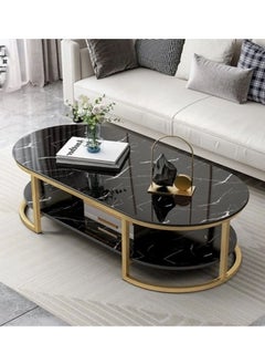 NKX Multipurpose White 2 tier Coffee Table with thickened 4mm glass Top for Kitchen and Bedroom  - Image 5