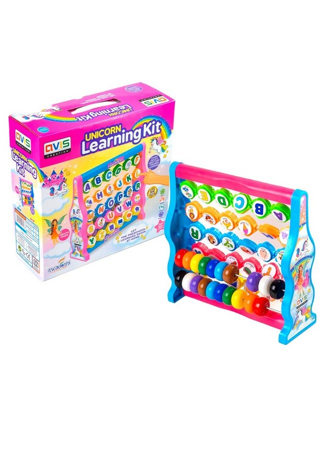 TOYZTREND - Ratna's Unicorn Learning Kit Educational Toy for Kids to Learn Alphabets, Numbers, Spelling, Shapes, Colors & Counting (Multicolor) - Image 1