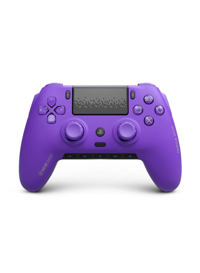 سكاف وحدة تحكم الأداء اللاسلكية SCUF OMEGA لجهاز PS5 والكمبيوتر - بنفسجي - Image 1
