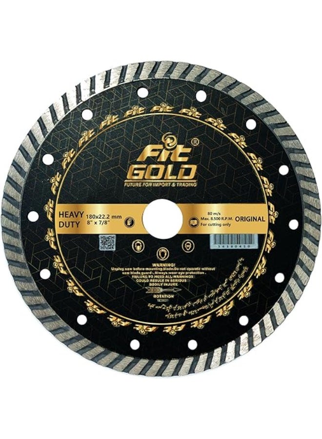 FIT GOLD 7-Inch Turbo Granite Cutting Disc – 14180410