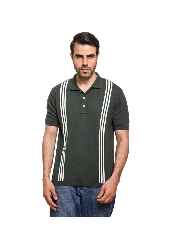 Coup - Woven Polo-Shirt with Short Sleeves - Image 4