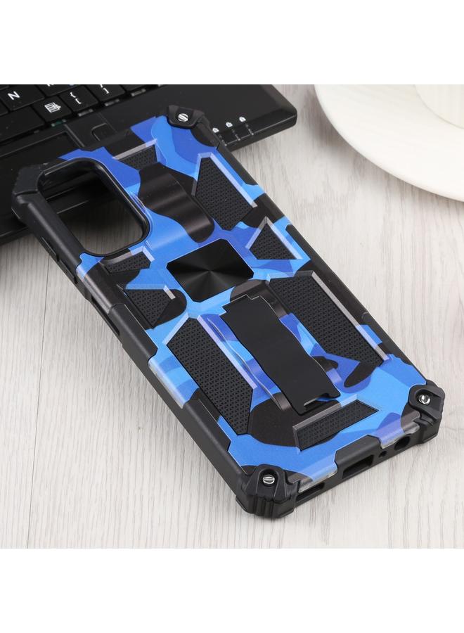 اس-توب جراب لهاتف Samsung Galaxy A13 5G، جراب هاتف مغناطيسي من مادة TPU + PC، مزود بمسند مموه - Image 2