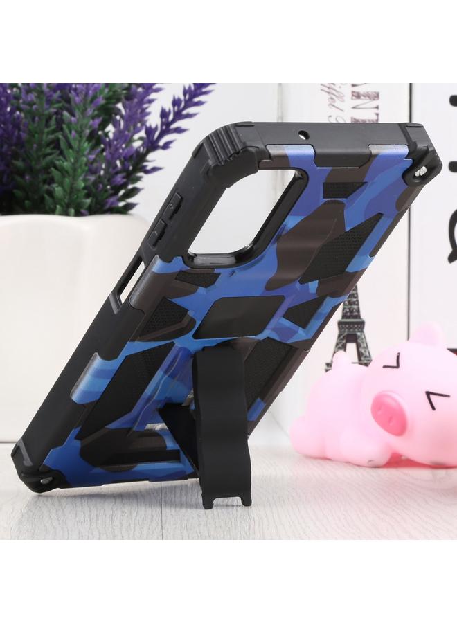 اس-توب جراب لهاتف Samsung Galaxy A13 5G، جراب هاتف مغناطيسي من مادة TPU + PC، مزود بمسند مموه - Image 5