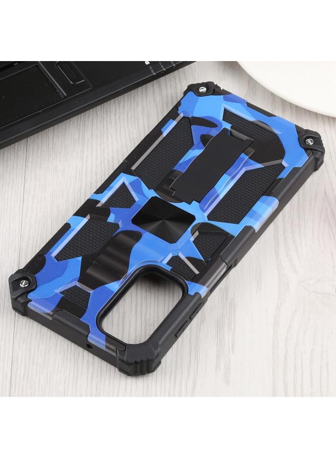 اس-توب جراب لهاتف Samsung Galaxy A13 5G، جراب هاتف مغناطيسي من مادة TPU + PC، مزود بمسند مموه - Image 4