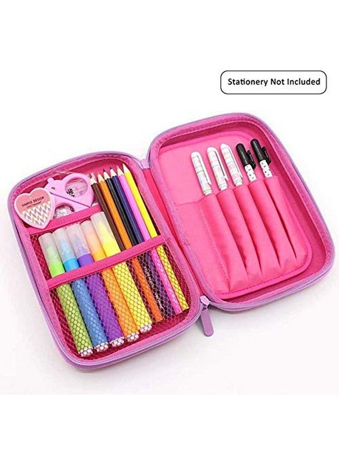 ShopNGift ShopNGift Mermaid Premium Stylish Large Capacity Hardtop EVA Pencil Case Pouch Organizer for Kids - Mermaid - Image 4