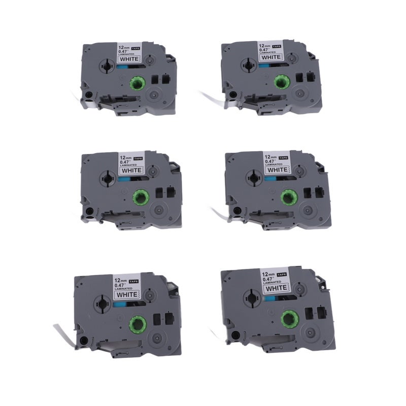 Label Maker Tape Waterproof 12mm TZe Tape - High Toughness Printer Label Tape for Label Makers - Image 2