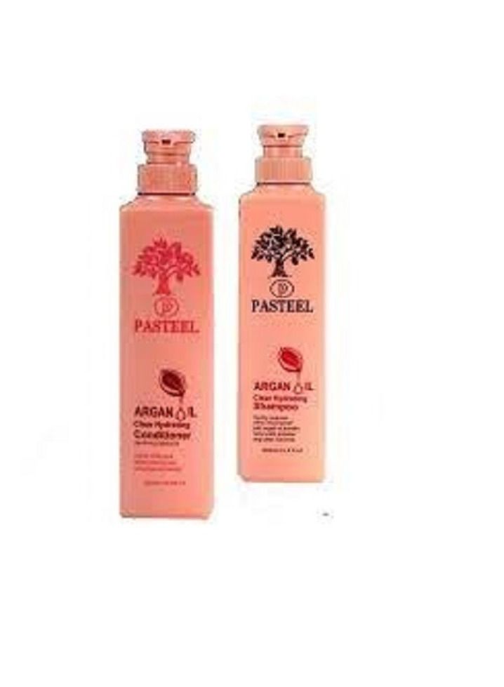 باستيل مجموعة شامبو وبلسم للعناية بالشعر المعالج بزيت الارجان 500 مل - Image 2