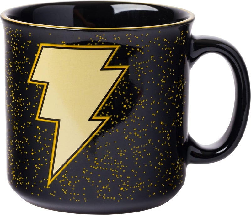 Silver Buffalo DC Comics Black Adam Ceramic Camper Mug 20 Ounces - Image 1