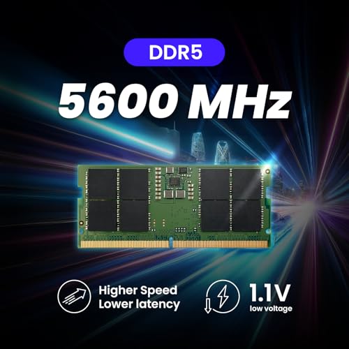 MMOMENT DDR5 SODIMM 16GB 5600Mhz (PC5-44800) Laptop Memory Module Ram (CL46, Non-ECC Unbuffered, 1.1V, 262 Pin) - Image 3