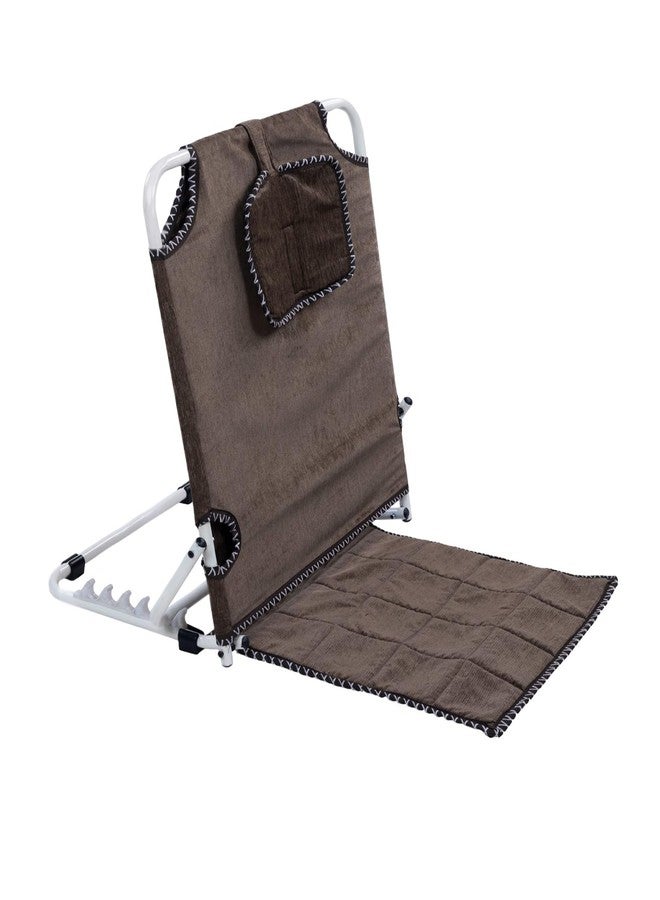 Spacecrafts Adjustable Bed Backrest Sit-Up | Foldable Ms Steel Frame | Comfortable Cloth Breathable Bed Backrest For Eldery Disabled & Injured| Portable Yoga Chair | Meditation | Relaxing, 20.87 Inch - Image 1