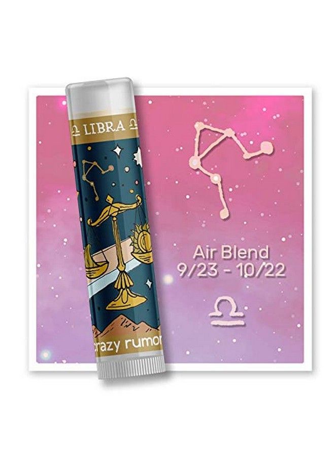 crazy rumors Libra Zodiac All Natural Plant Based Lip Balm to Moisturize and Nourish your Lips Air Blend - Image 4