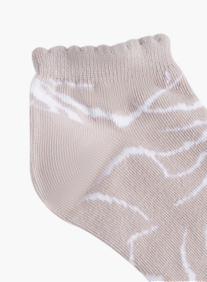 سيليست جوارب بطول الكاحل مطبوعة - مجموعة من  قطع - Image 5