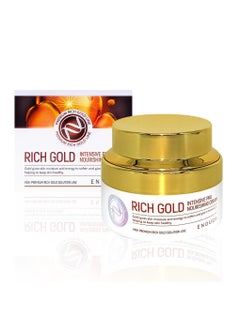 ENOUGH ENOUGH High Premium Pro Cream Collagen Peptides  Hyaluronic Acid Facial Moisturizer for Women Korean Skin Care Face and Neck Creams for Tightening Firming Rich Gold Intensive Pro Nourishing Cream 