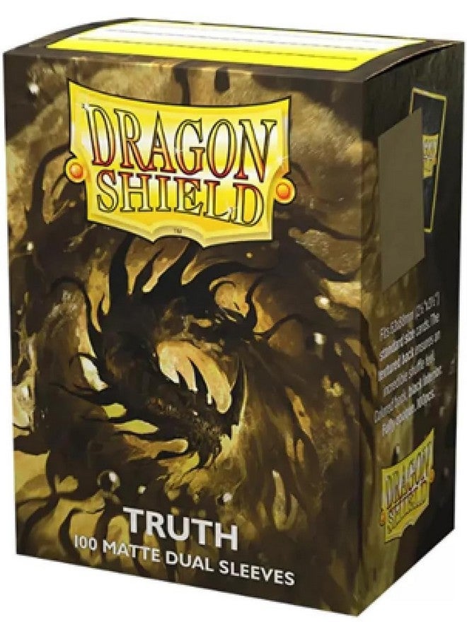 درع التنين | أكمام بطاقة مزدوجة الحجم القياسية غير لامعة | 100 قيراط - أكمام TCG ممتازة ناعمة وصعبة - متوافقة مع Pokemon و Flesh & Blood و One Piece & Magic The Gathering | حقيقة