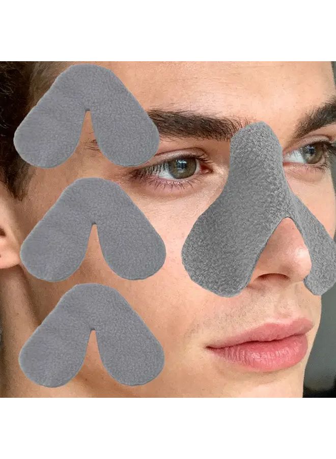 Gray Ventilator Face Mask Nose Pad 8 Pcs Adjustable Nose Pillow For Men And Women Soft Comfortable Ventilator Accessories Self Cutting Simple Easy To Use - Image 1