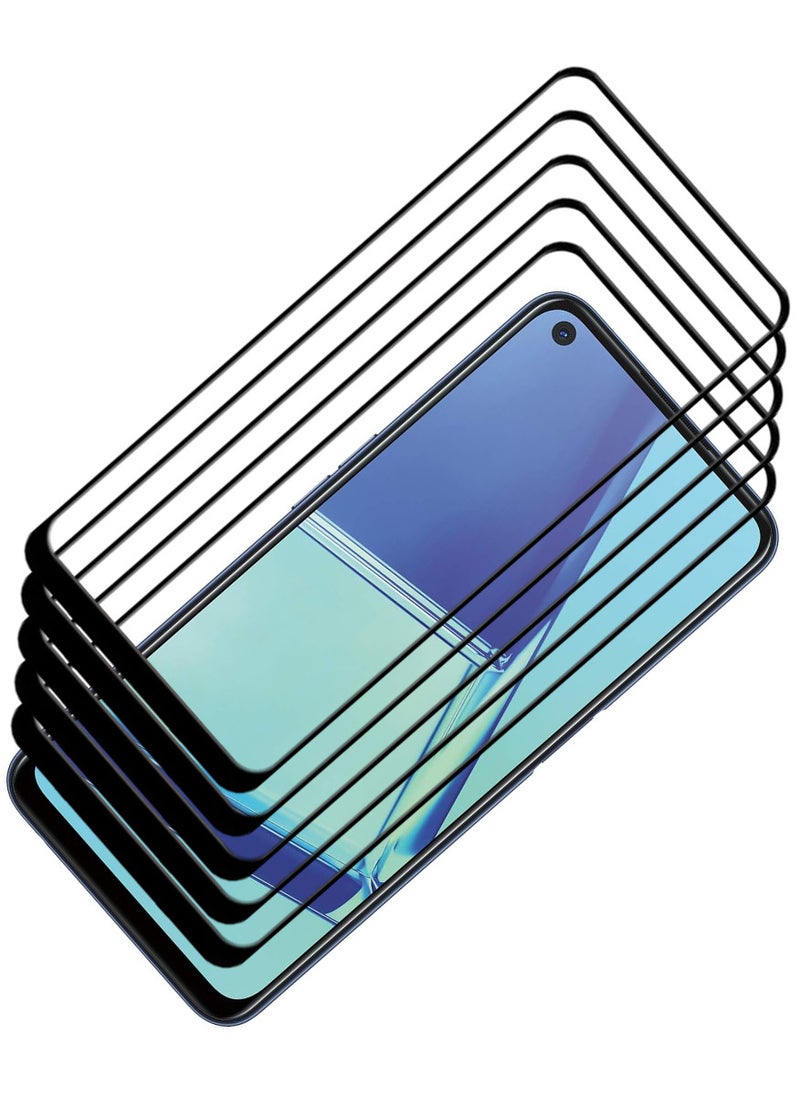 ACLIX 5 Pieces Antistatic ESD Dustproof Premium Quality High Definition Tempered Glass Screen Protector Designed For Oppo A52 - Image 1