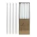 Mega Candles 12 pcs Unscented White Taper Candle, Hand Poured Wax Candles 12 Inch x 7/8 Inch, Home DÃƒÂ©cor, Wedding - Image 2