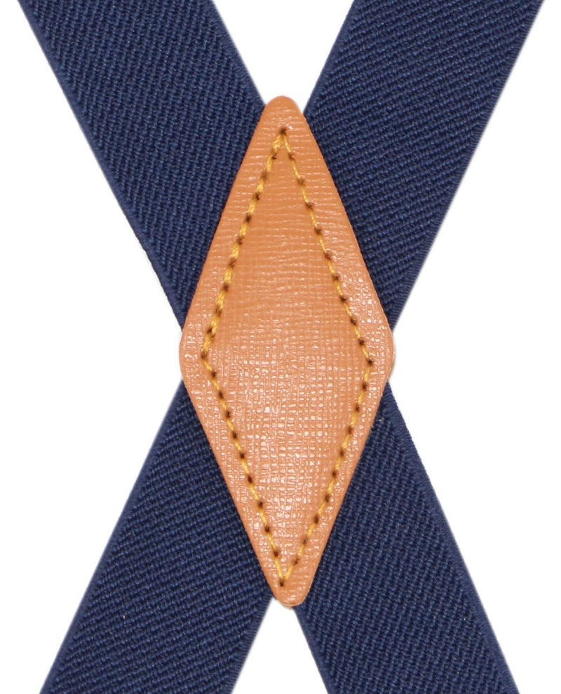 Timiot Mens Suspender and Bowtie Set X Back Heavy Duty Adjustable Elastic Clips Perfect For Work &Casual (Navy) - Image 2