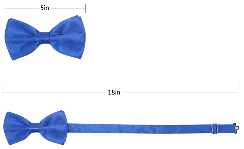 Timiot Mens Suspender and Bowtie Set X Back Heavy Duty Adjustable Elastic Clips Perfect For Work &Casual (Navy) - Image 5