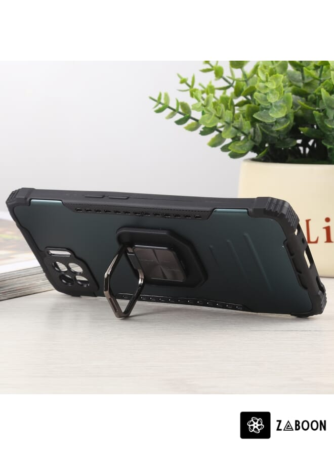 Zaboon Protective Case Cover For OPPO A73 Fierce Warrior Series Armor All-inclusive Shockproof Aluminum Alloy + TPU Protective Case with Ring Holder - Image 5