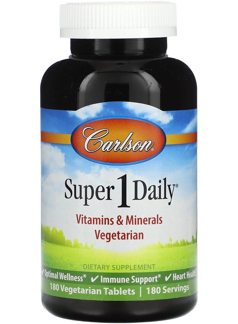 Super 1 Daily, 180 Vegetarian Tablets