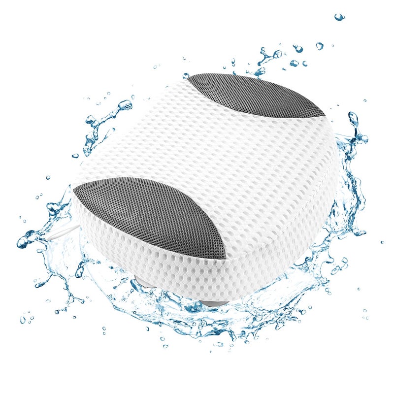 Idle Hippo Hot Tub Booster Seat for Adults 5D Air Mesh Hot Tub Cushion with Strong NonSlip Suction Cups Ergonomic Hot Tub Seats Quick Dry Hot Tub Accessories for Adults Indoor Outdoor No Zipper Design 