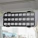 KPFILEH Vehicle Rigid MOLLE Panel Car Sun Visor Organizer Tactical Gear Rack EDC Pouch Tool Holster Truck Equipment Mount Plate Auto Interior Modular Storage Shelf Accessories Sunvisor - Image 2