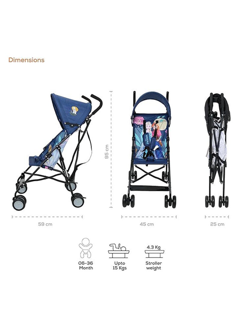 Disney Frozen 2 Lightweight Buggy Stroller - B801FT Purple - Image 4