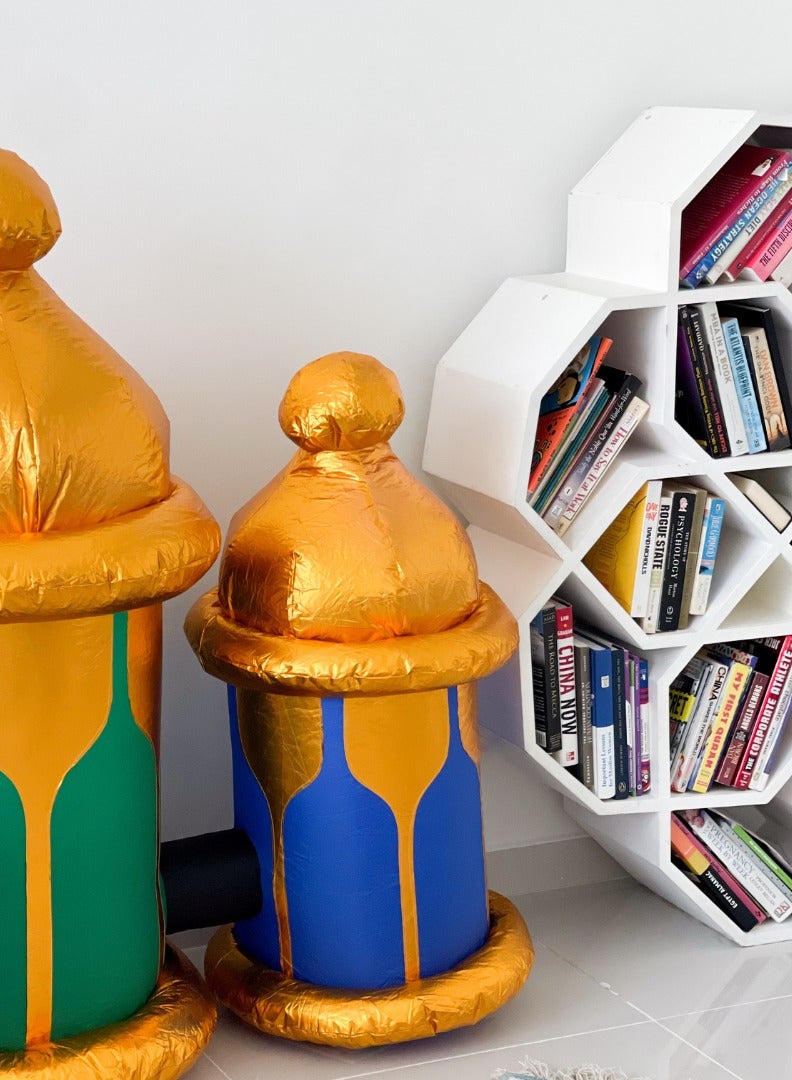 خمسة فانوس رمضان قابل للنفخ - ديكور فانوس رمضان قابل للنفخ - Image 2