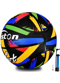 Senston Basketball 29.5" Basketball Mens Basketball Official Street Size 7 Outdoor/Indoor Game Basket Ball With Pump  - Image 1