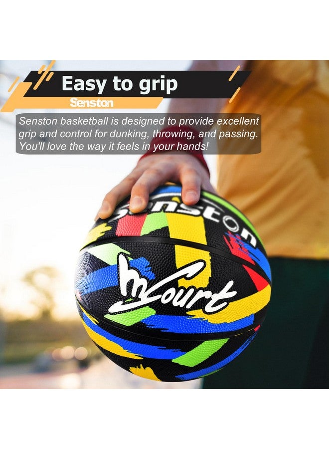 Senston Basketball 29.5" Basketball Mens Basketball Official Street Size 7 Outdoor/Indoor Game Basket Ball With Pump - Image 5