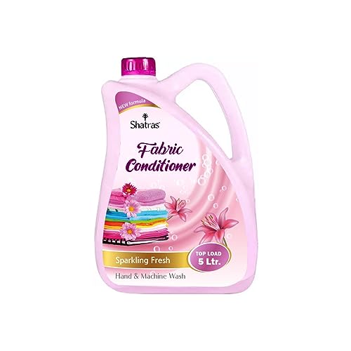 Shatras Eco-Friendly Fabric Conditioner, After Wash Liquid Fabric Softener,Softness, Shine & Long Lasting Freshness, Non Toxic -Pink Lily, 1 Count - Image 1