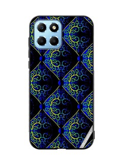Protective Case Cover For Honor X8 5G Fractal Abstract Design Multicolour