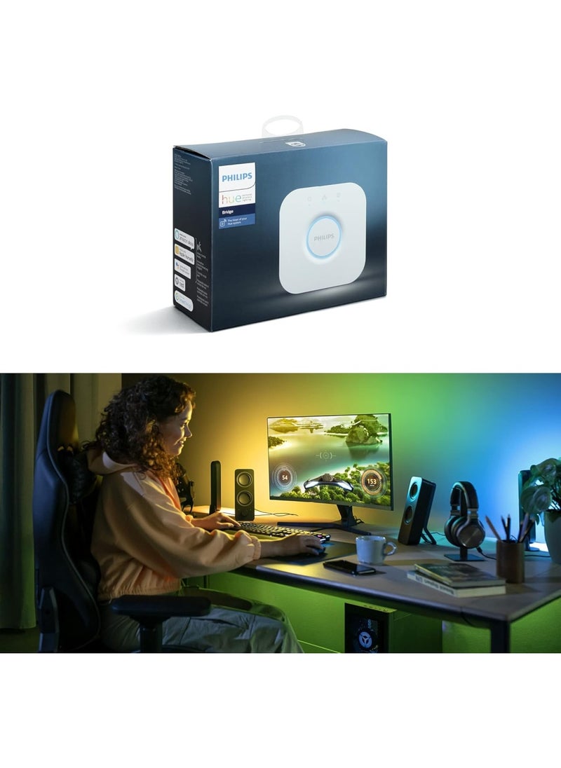 Philips - Philips Hue Play Gradient PC Lightstrip [for 24-27 Inch Screens] LED Smart Lighting. Sync for Entertainment, Gaming and Media - Image 1
