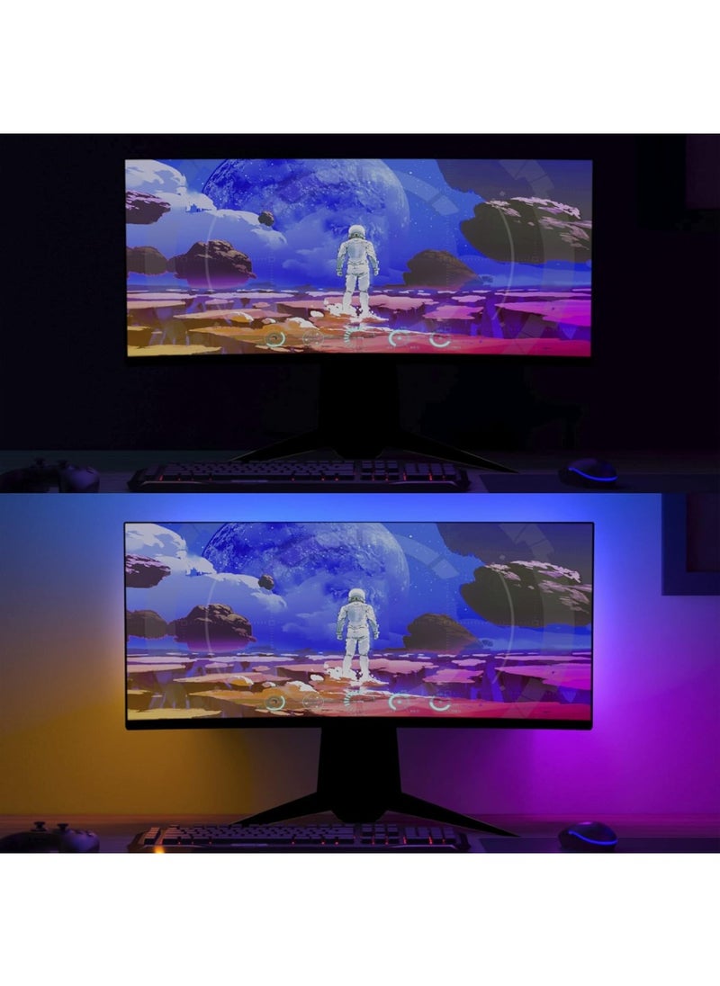 Philips - Philips Hue Play Gradient PC Lightstrip [for 24-27 Inch Screens] LED Smart Lighting. Sync for Entertainment, Gaming and Media - Image 1