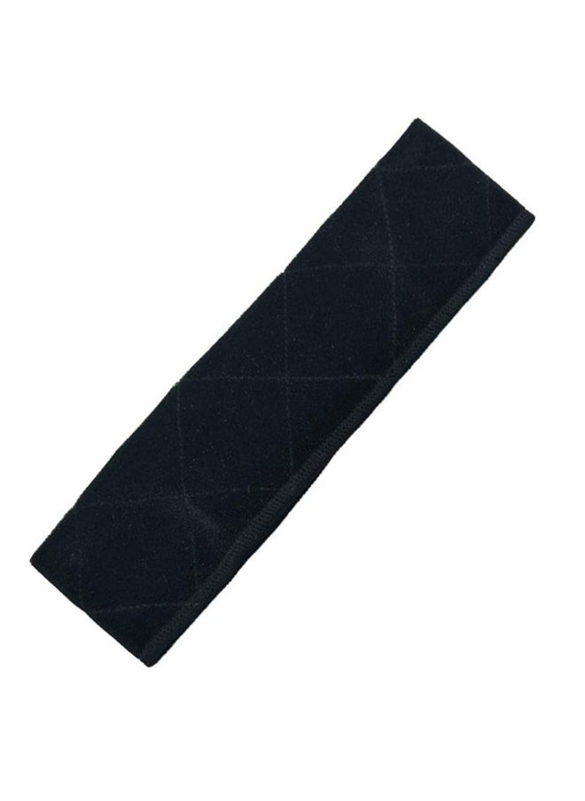 Long Leaf - Velvet Wig Grip Band Adjustable Comfort Head Hair Band For Women Keeps Wig Secured Prevents Headaches & Hair Loss (Black) - Image 1