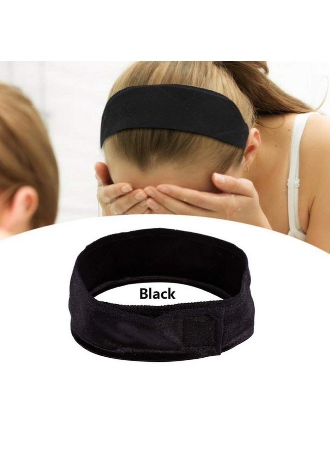 Long Leaf - Velvet Wig Grip Band Adjustable Comfort Head Hair Band For Women Keeps Wig Secured Prevents Headaches & Hair Loss (Black) - Image 1