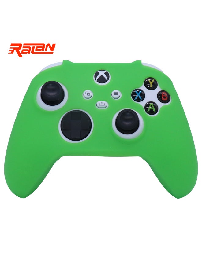 general Xbox Series Silicone Controller Cover Series S/x Wireless Handle Protective Case Xsx Single Color Cover-Product Color:Green - Image 1