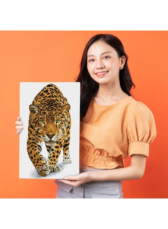 DIAMOND DOTZ On The Prowl Jaguar Diamond Painting Kits for Adults - Diamond Art Kits a Relaxing Creative Craft Kit with Dotz Gems 20.5x12.6 - Image 3