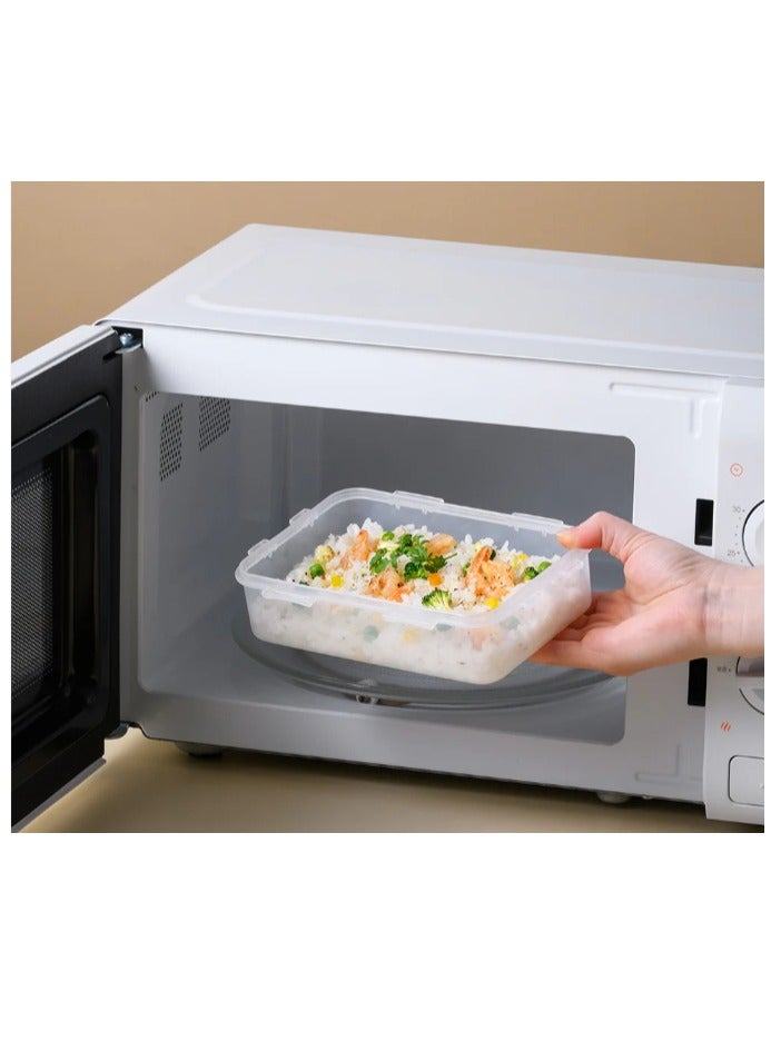 لوك آند لوك لوك لوك 5.5 لتر مستطيل محكم الغلق لتخزين الطعام - خالٍ من مادة BPA، آمن للاستخدام في الميكروويف والفريزر وغسالة الأطباق - Image 3