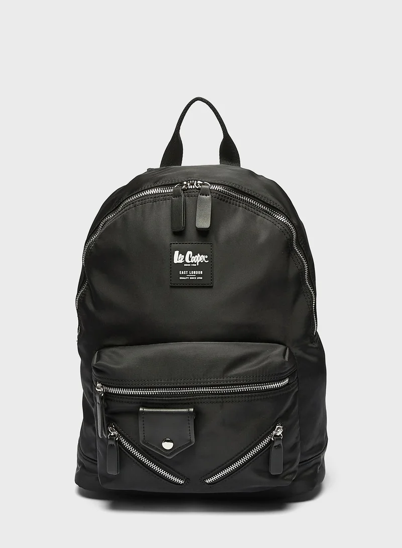 Lee Cooper Top Handle Logo Backpack