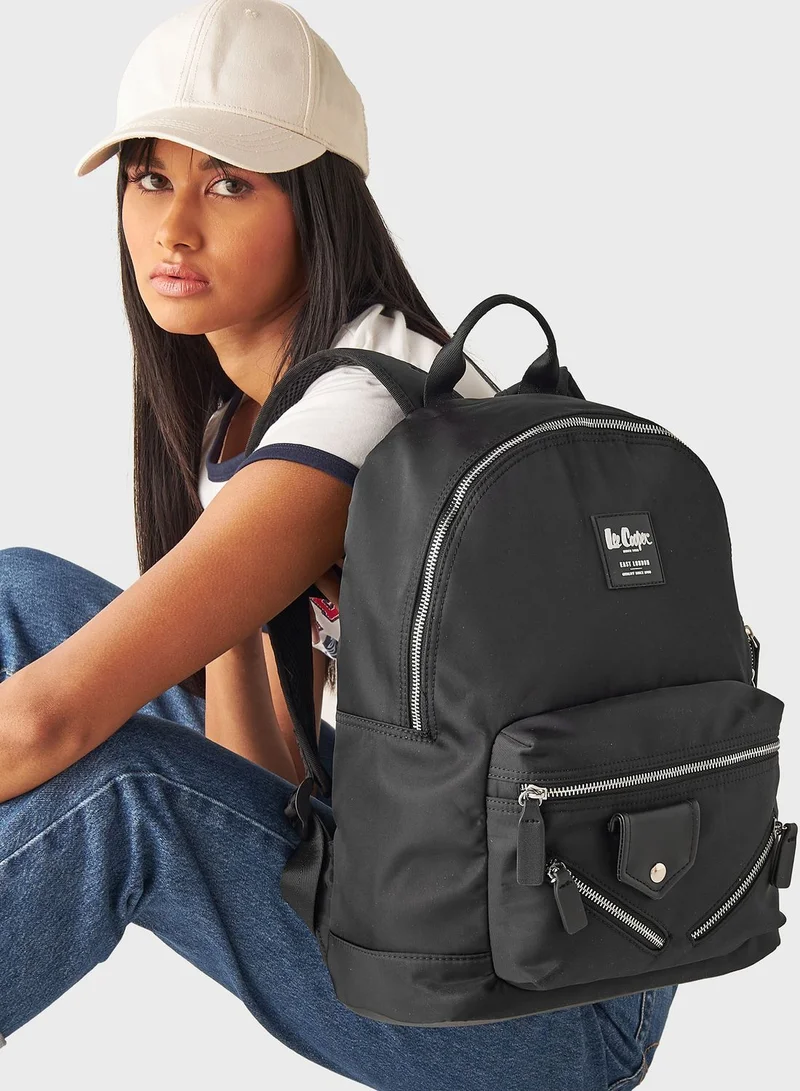 Lee Cooper Top Handle Logo Backpack