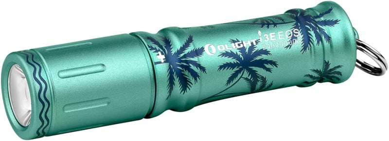 OLIGHT i3E EOS PMMA TIR Lens AAA EDC Flashlight 90 Lumens Compact Keychain Flash Light for Night, Camping (Summer Palm) - Image 1