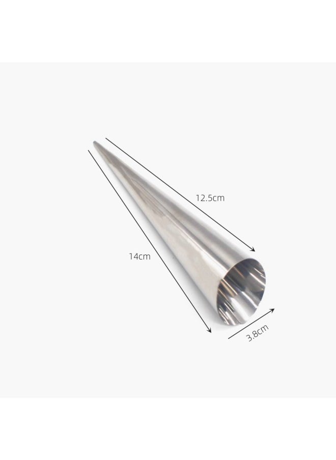 Stainless Steel Bread Mold Screw Tube Croissant Crisp Mold Danish Croissant Mold Cone Bread Mold Baking Tools-Color - Image 1