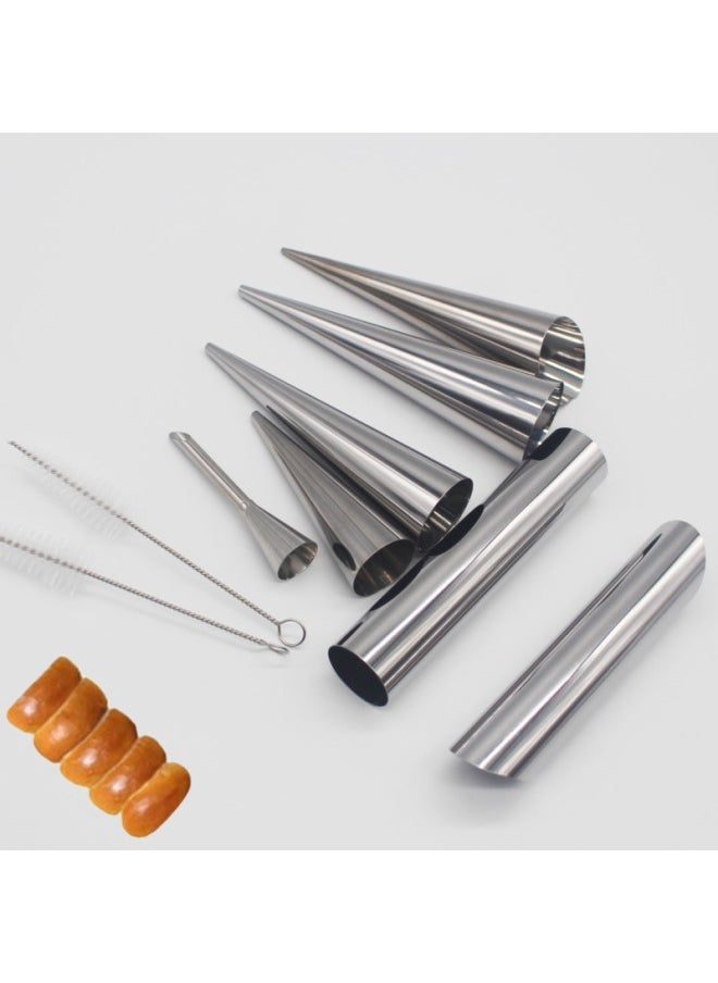 Stainless Steel Bread Mold Screw Tube Croissant Crisp Mold Danish Croissant Mold Cone Bread Mold Baking Tools-Color - Image 3