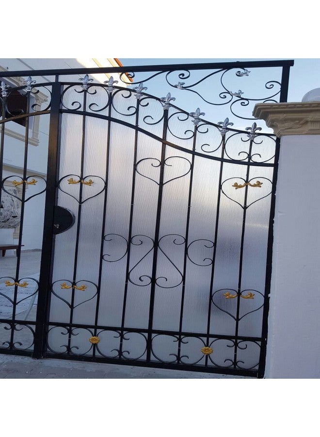 SAI PRASEEDA SAI PRASEEDA UV Resistant 3 X 15 Feet PVC Gate Sheet_Grill Sheet_Gate Covering Sheet_Balcony Saftey Sheet_Privacy Sheet_White Color_with 1 Scissor_50 Tags SPGST24 - Image 4