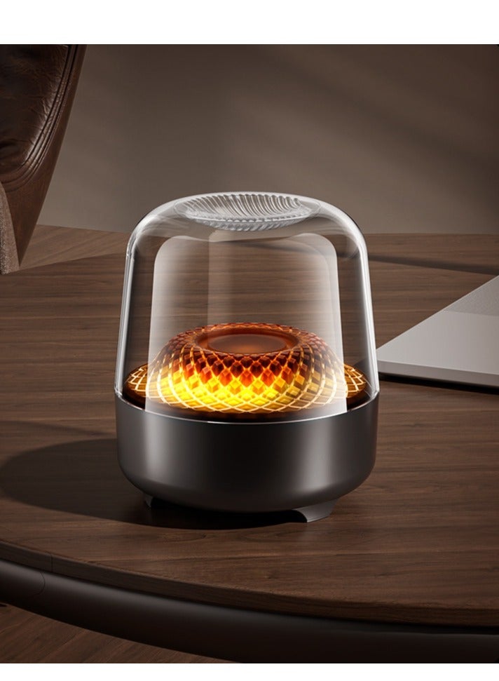 Magnetic Bluetooth Speaker with RGB Light, Cell Phone Stand with Wireless Bluetooth Speaker, for Games, Music - Long Battery Life, HD Sound Quality, Gift for Man/Woman (Black) - Image 4